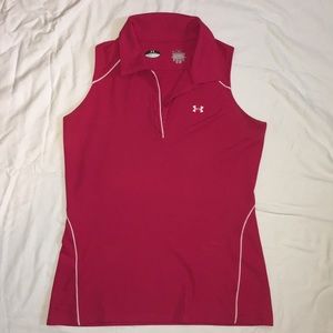 NWOT Under Armor Collard Golf Tank